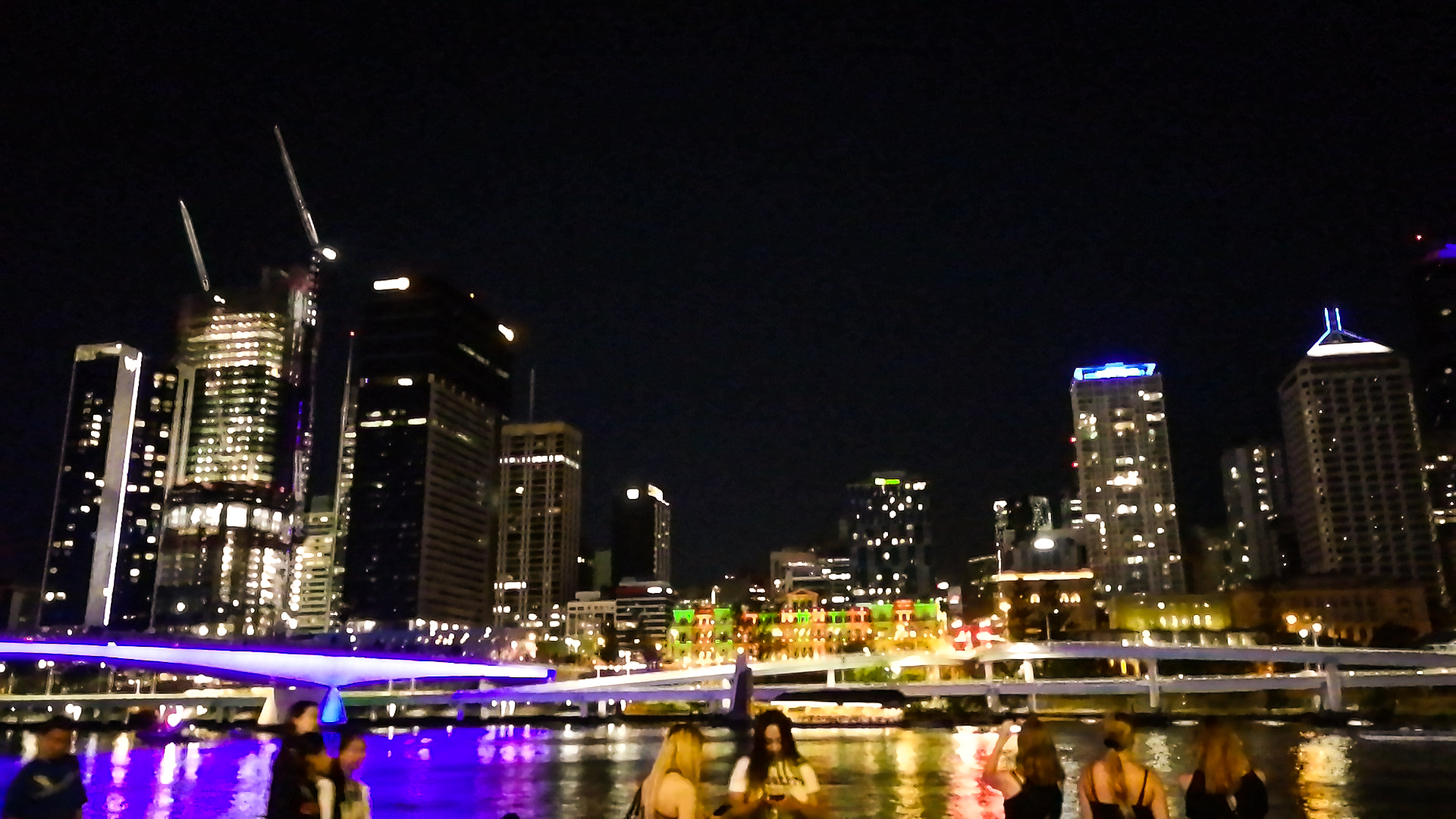 Southbank at night - Brisbane