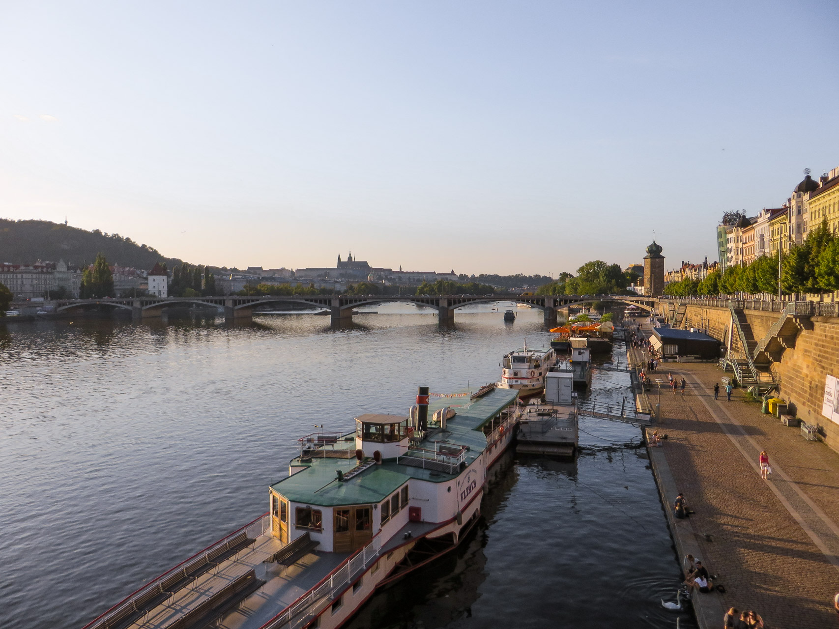 Naplavka Riverbank -Prague